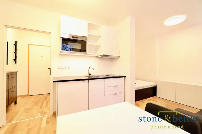 Pronájem bytu 1+kk, Praha - Vysočany, U Lidového domu, 22 m2