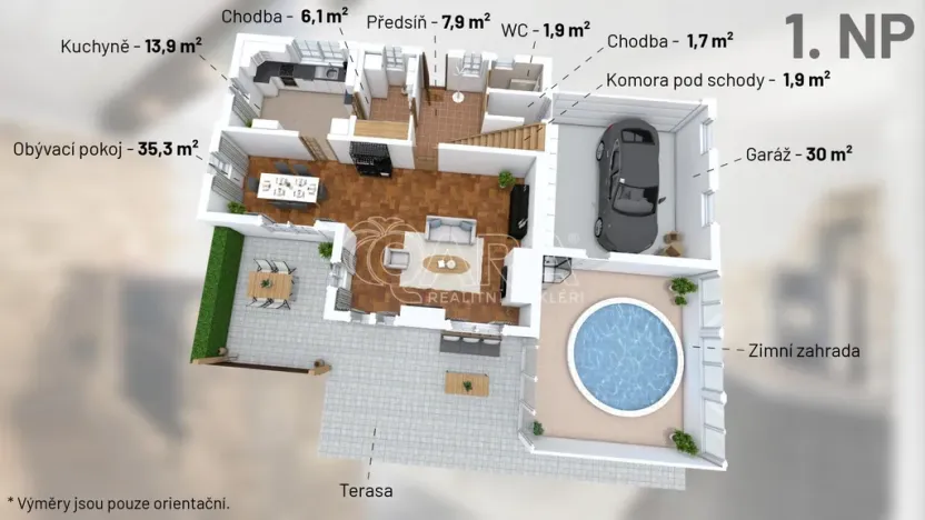 Prodej rodinného domu, Sulice - Hlubočinka, Na Vyhlídce, 257 m2