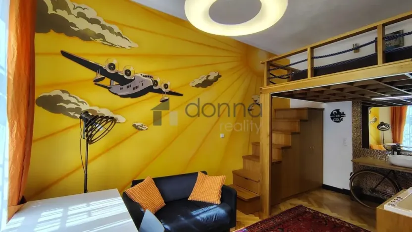 Pronájem bytu 1+1, Praha, Hálkova, 32 m2