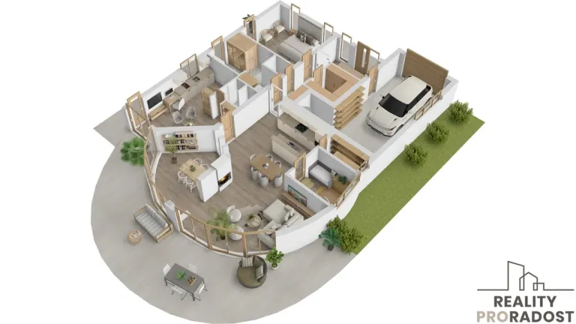 Prodej rodinného domu, Ostrava - Polanka nad Odrou, K Lípě, 206 m2