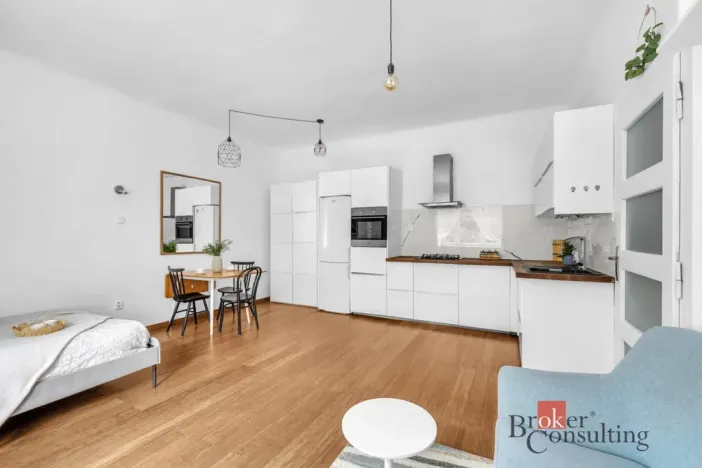 Prodej bytu 1+kk, Praha - Bubeneč, N. A. Někrasova, 49 m2