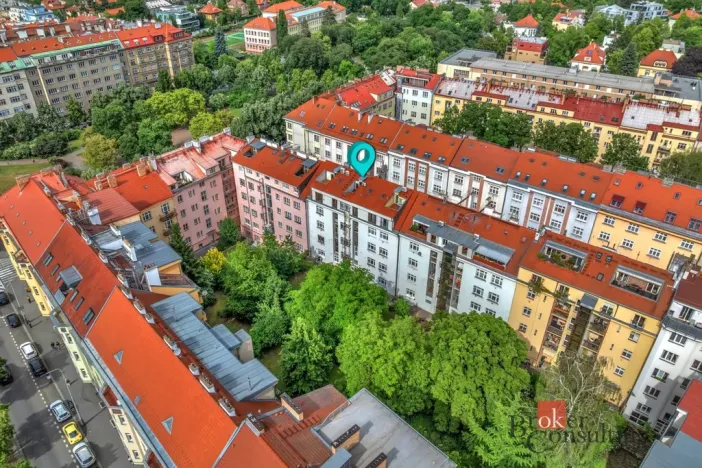 Prodej bytu 1+kk, Praha - Bubeneč, N. A. Někrasova, 49 m2