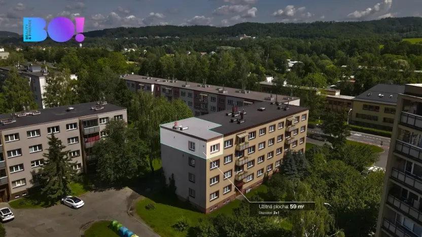 Prodej bytu 2+1, Třinec, B. Němcové, 59 m2