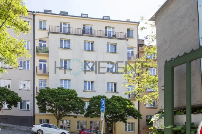 Pronájem bytu 1+1, Praha - Vinohrady, náměstí Jiřího z Lobkovic, 43 m2