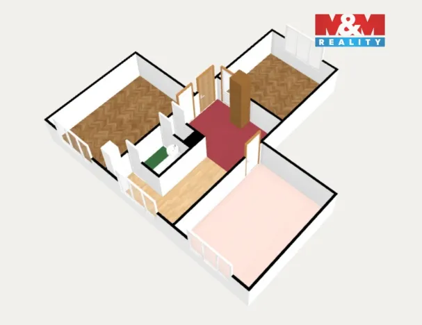 Prodej bytu 3+1, Chodov, Tovární, 65 m2