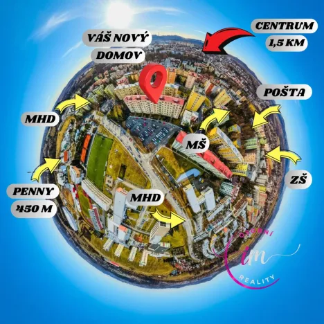 Pronájem bytu 2+1, Třebíč - Nové Dvory, Jar. Heyrovského, 47 m2