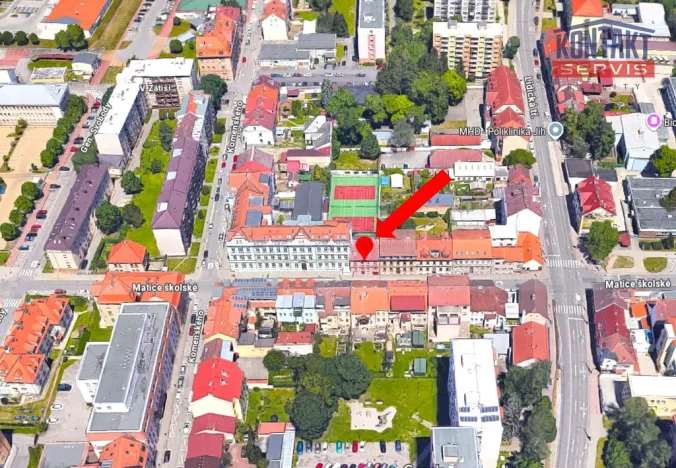 Pronájem bytu 2+kk, České Budějovice, Matice školské, 60 m2