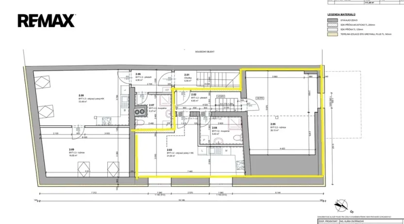 Pronájem bytu 2+kk, Lanškroun - Žichlínské Předměstí, Komenského, 59 m2
