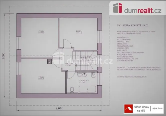 Prodej rodinného domu, Bojkovice, Pitínská, 93 m2