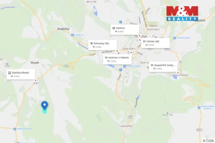 Prodej louky, Český Dub - Libíč, 12591 m2