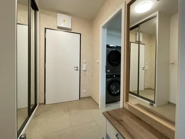 Pronájem bytu 1+kk, Praha - Hlubočepy, náměstí Olgy Scheinpflugové, 49 m2