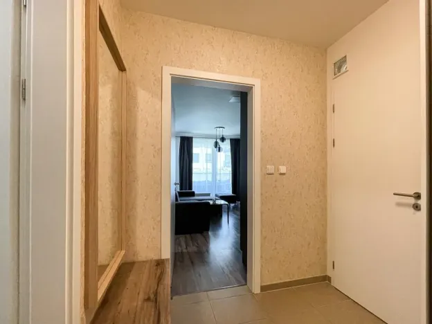 Pronájem bytu 1+kk, Praha - Hlubočepy, náměstí Olgy Scheinpflugové, 49 m2