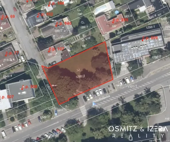 Pronájem komerčního pozemku, Praha - Háje, Kazimírova, 1347 m2