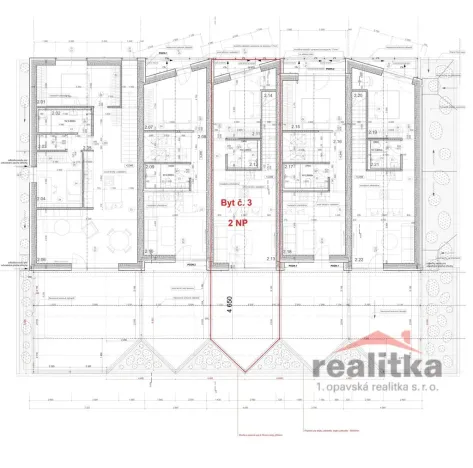Pronájem bytu 2+kk, Opava, Na Prachovníku, 60 m2
