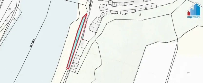 Prodej zahrady, Praha - Bohnice, V Zámcích, 761 m2