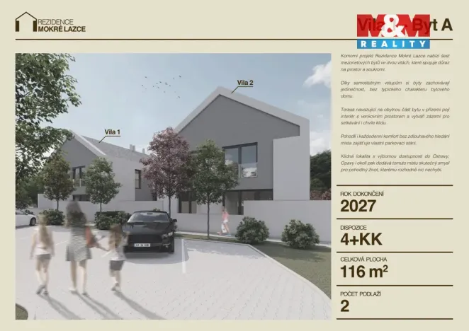 Prodej bytu 4+kk, Mokré Lazce, Generála Vlachého, 117 m2