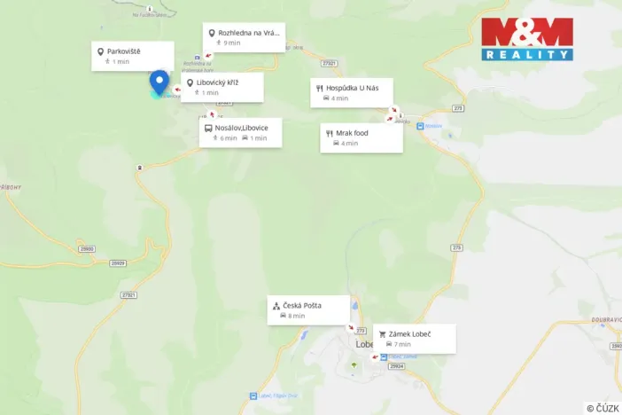 Prodej louky, Nosálov - Libovice, 13358 m2