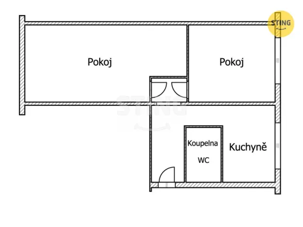 Prodej bytu 2+1, Karviná, Bratr. Veverkových, 56 m2
