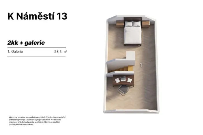 Prodej bytu 3+kk, Praha - Ďáblice, K náměstí, 102 m2