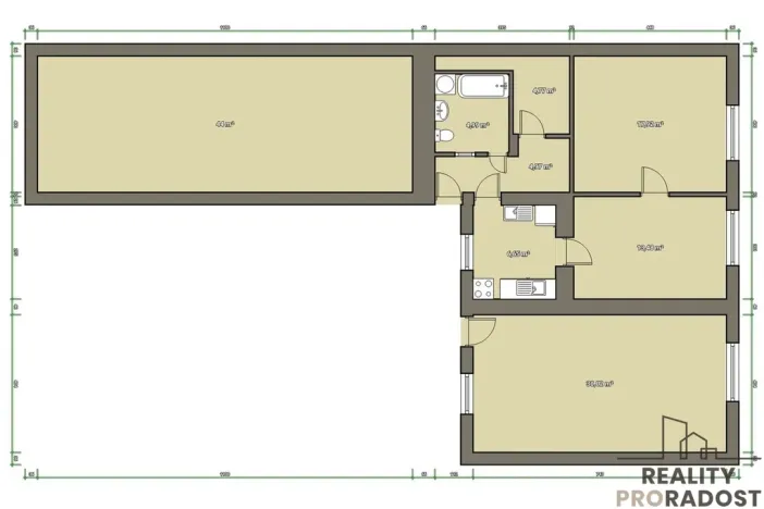 Prodej rodinného domu, Vémyslice, 80 m2
