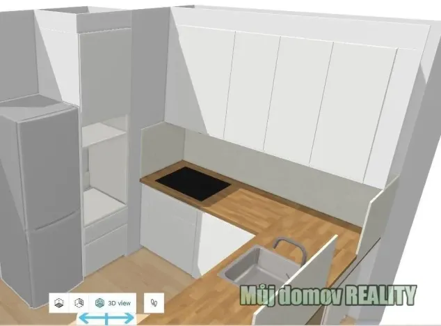 Pronájem bytu 2+kk, Praha - Hloubětín, 48 m2