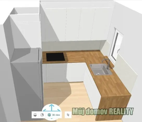 Pronájem bytu 2+kk, Praha - Hloubětín, 48 m2