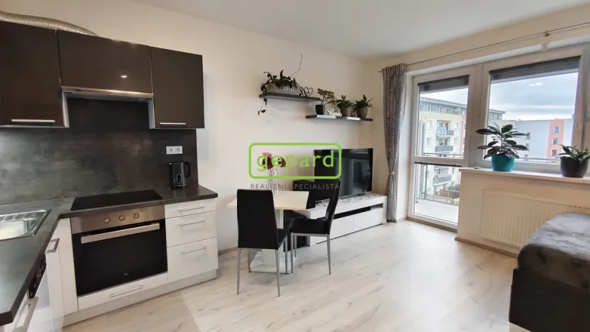 Pronájem bytu 1+kk, Brno - Žebětín, Lišejníková, 31 m2