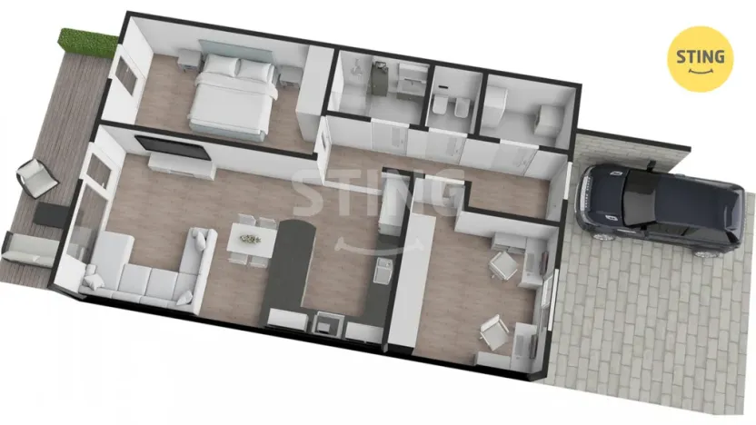 Prodej rodinného domu, Kobeřice, Stiborská, 75 m2