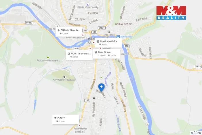 Prodej bytu 3+1, Ledeč nad Sázavou, Družstevní, 67 m2