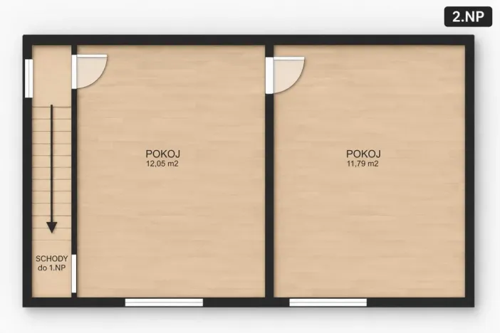 Prodej bytu 3+1, Zlín, Mostní, 59 m2