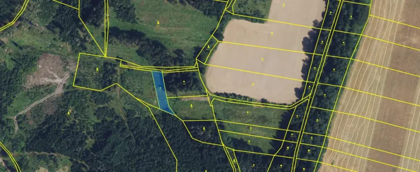 Prodej louky, Městečko Trnávka - Lázy, 1026 m2