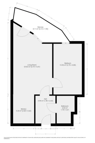 Pronájem bytu 2+kk, Praha - Letňany, Tupolevova, 50 m2