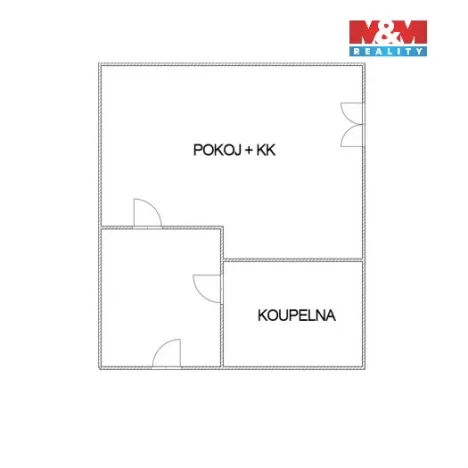 Pronájem bytu 1+kk, Kutná Hora - Kutná Hora-Vnitřní Město, Žižkova brána, 26 m2