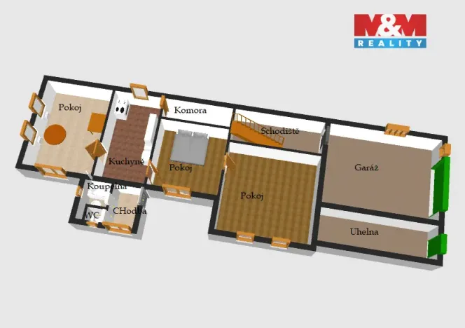 Prodej chalupy, Zruč nad Sázavou - Dubina, 71 m2