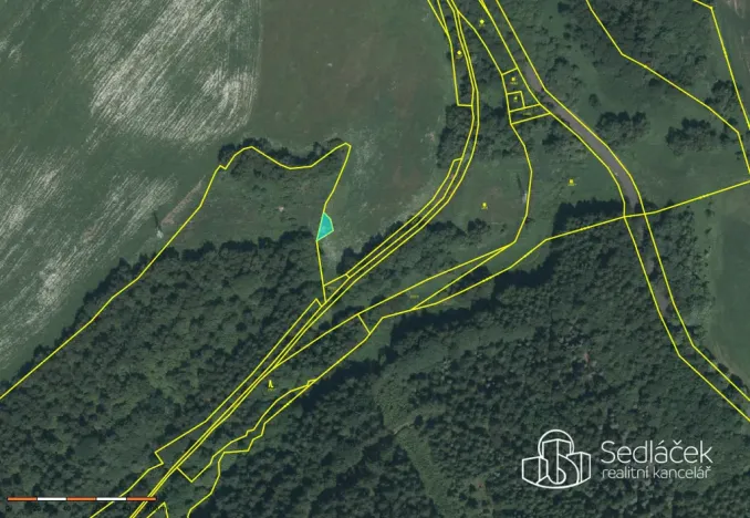 Prodej pole, Jindřichovice, 1011 m2