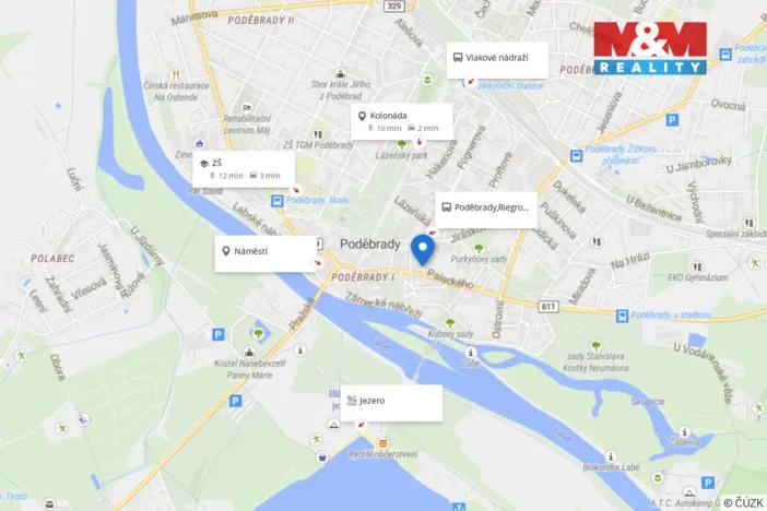 Prodej bytu 1+1, Poděbrady, Komenského, 36 m2