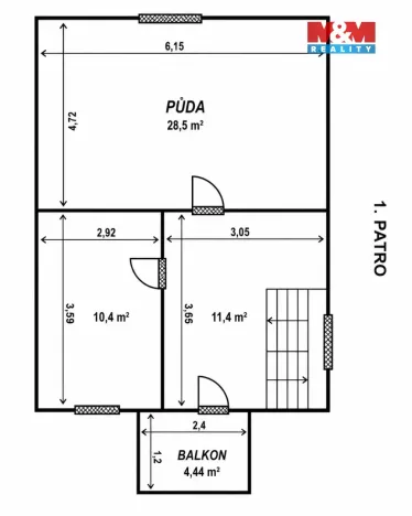 Prodej rodinného domu, Proseč, K Návsi, 96 m2