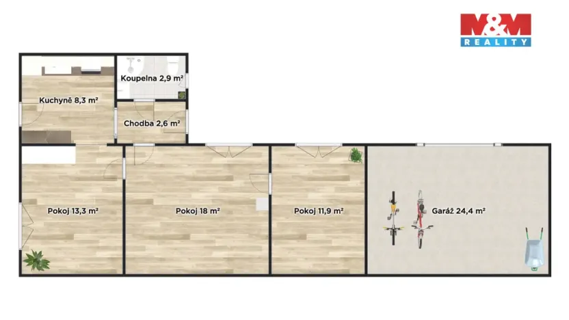 Prodej rodinného domu, Sadská, Poděbradská, 57 m2