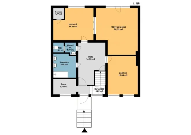 Prodej ubytování, Dolní Dunajovice, Hlavní, 187 m2