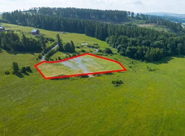 Prodej komerčního pozemku, Václavov u Bruntálu - Horní Václavov, 5497 m2