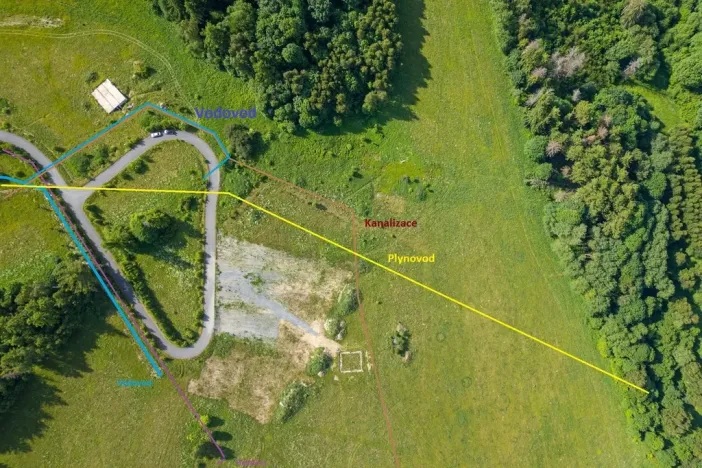 Prodej komerčního pozemku, Václavov u Bruntálu - Horní Václavov, 5497 m2