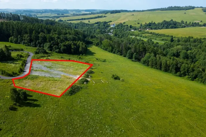 Prodej komerčního pozemku, Václavov u Bruntálu - Horní Václavov, 5497 m2