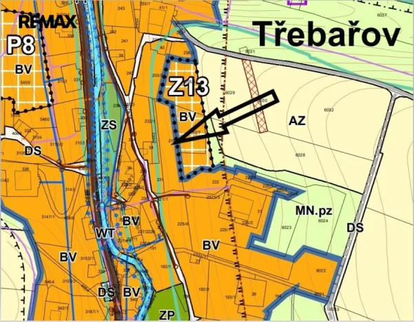 Prodej pozemku pro bydlení, Třebařov, 2001 m2