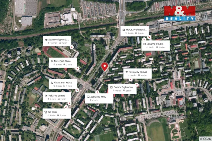 Prodej bytu 2+1, Ostrava - Zábřeh, Výškovická, 56 m2