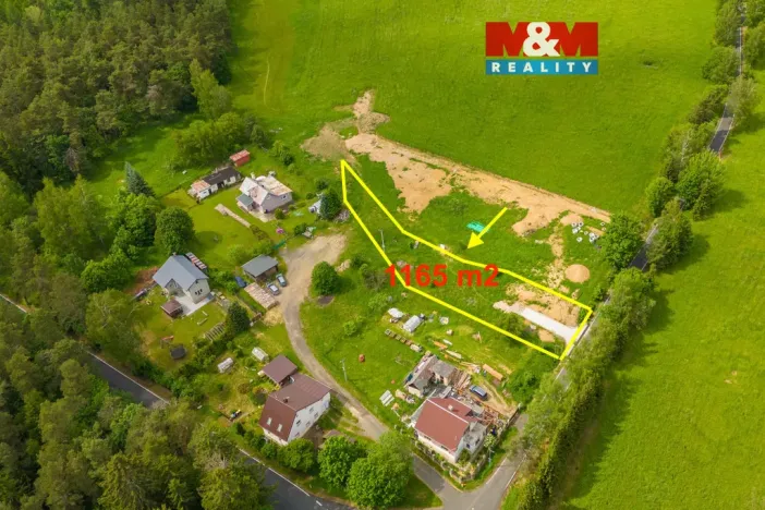 Prodej pozemku pro bydlení, Rotava, 1165 m2