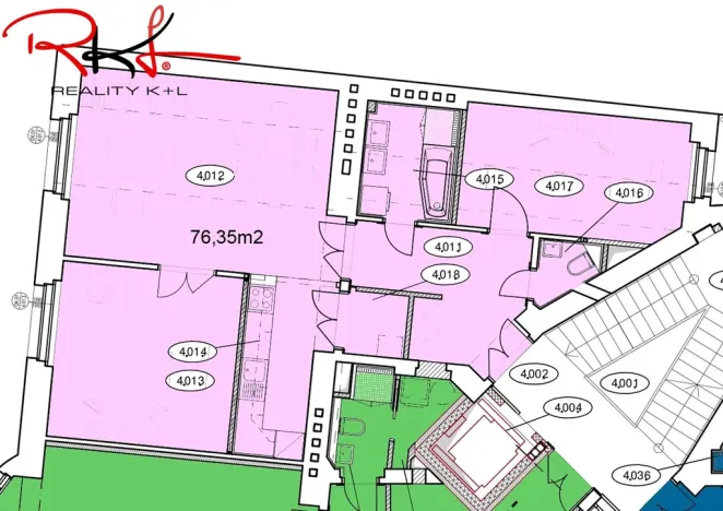 Pronájem bytu 3+kk, Praha, Ovenecká, 76 m2