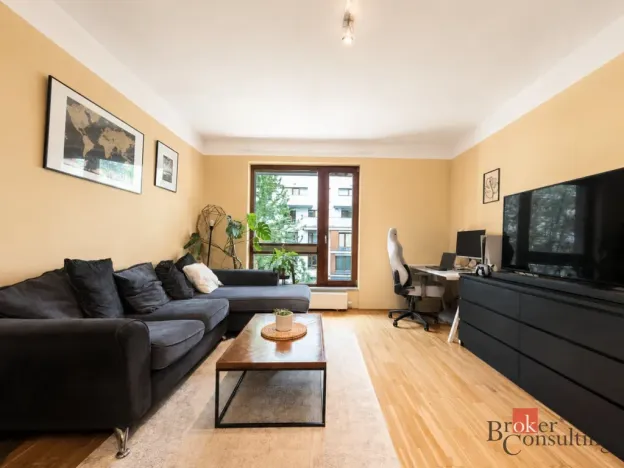 Pronájem bytu 2+kk, Praha - Karlín, Rohanské nábřeží, 57 m2
