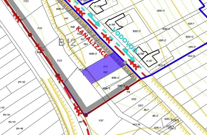 Prodej pozemku pro bydlení, Nemotice, 777 m2