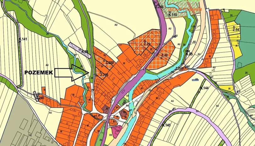 Prodej pozemku pro bydlení, Luhačovice, 1248 m2