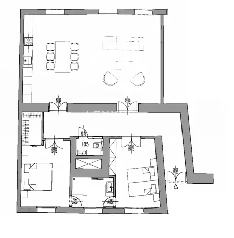 Pronájem bytu 3+kk, Praha - Vinohrady, Polská, 117 m2